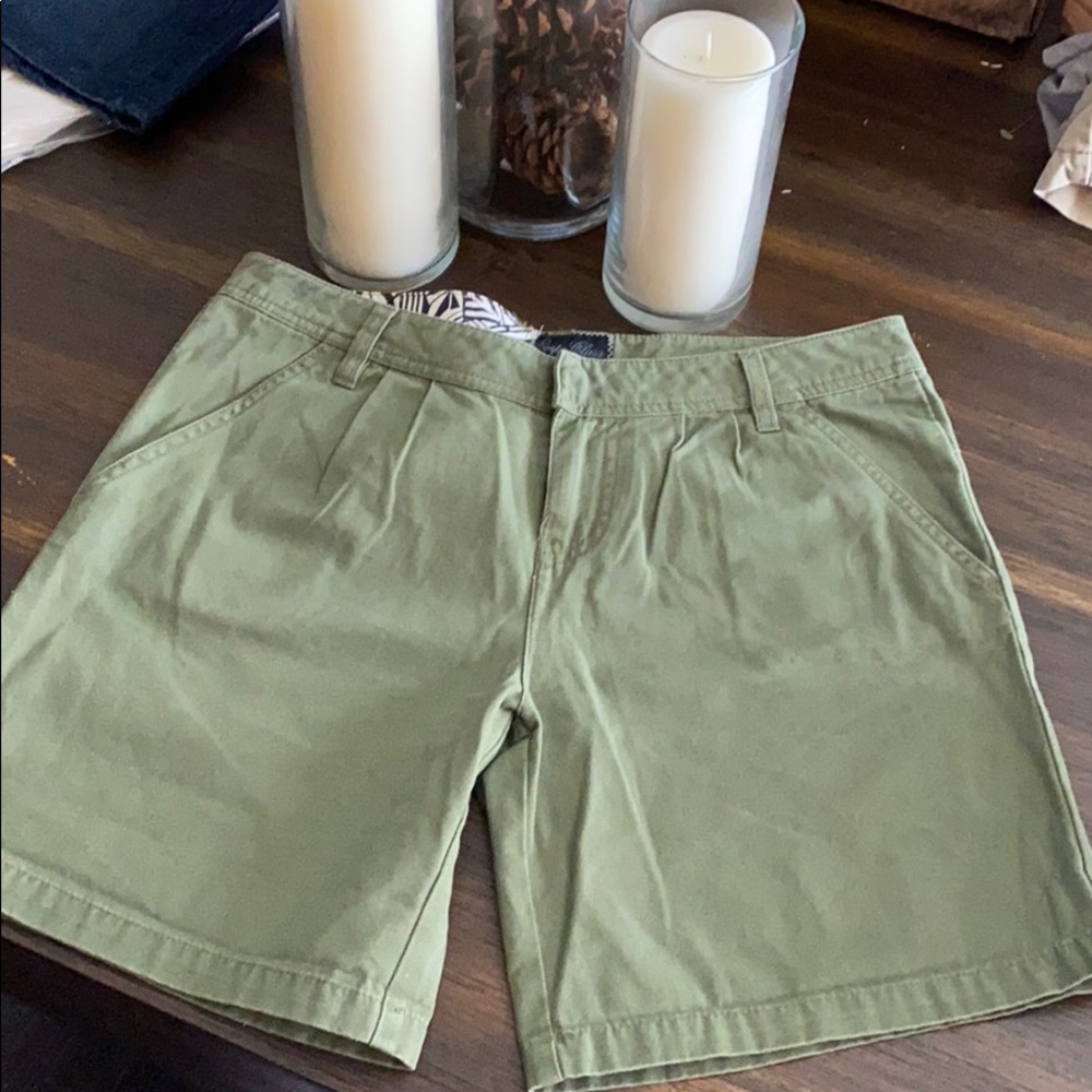Volcom Corpo Class Olive Green Chino Shorts